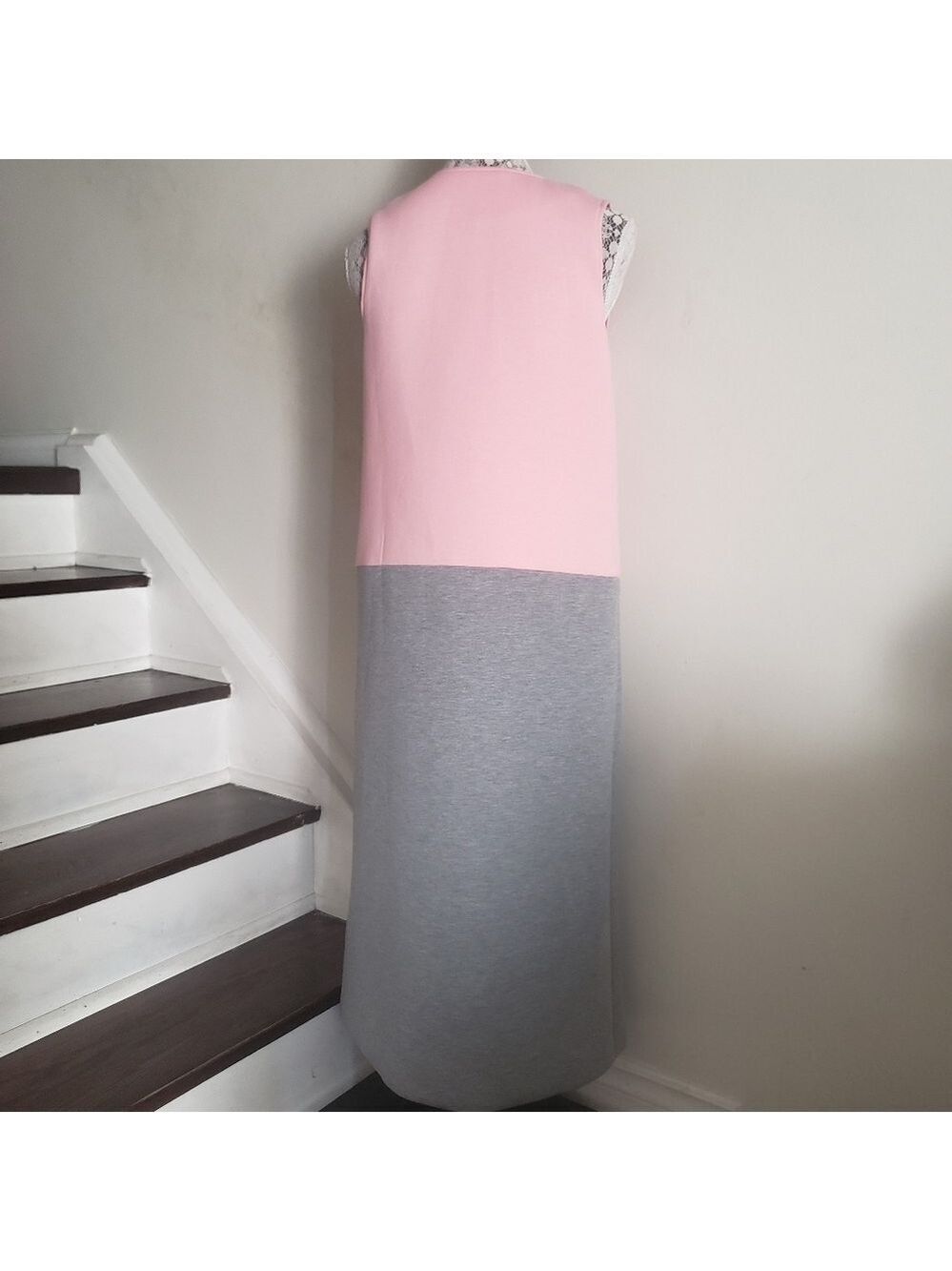 Long Colour blocked Vest - Picture 3 of 13